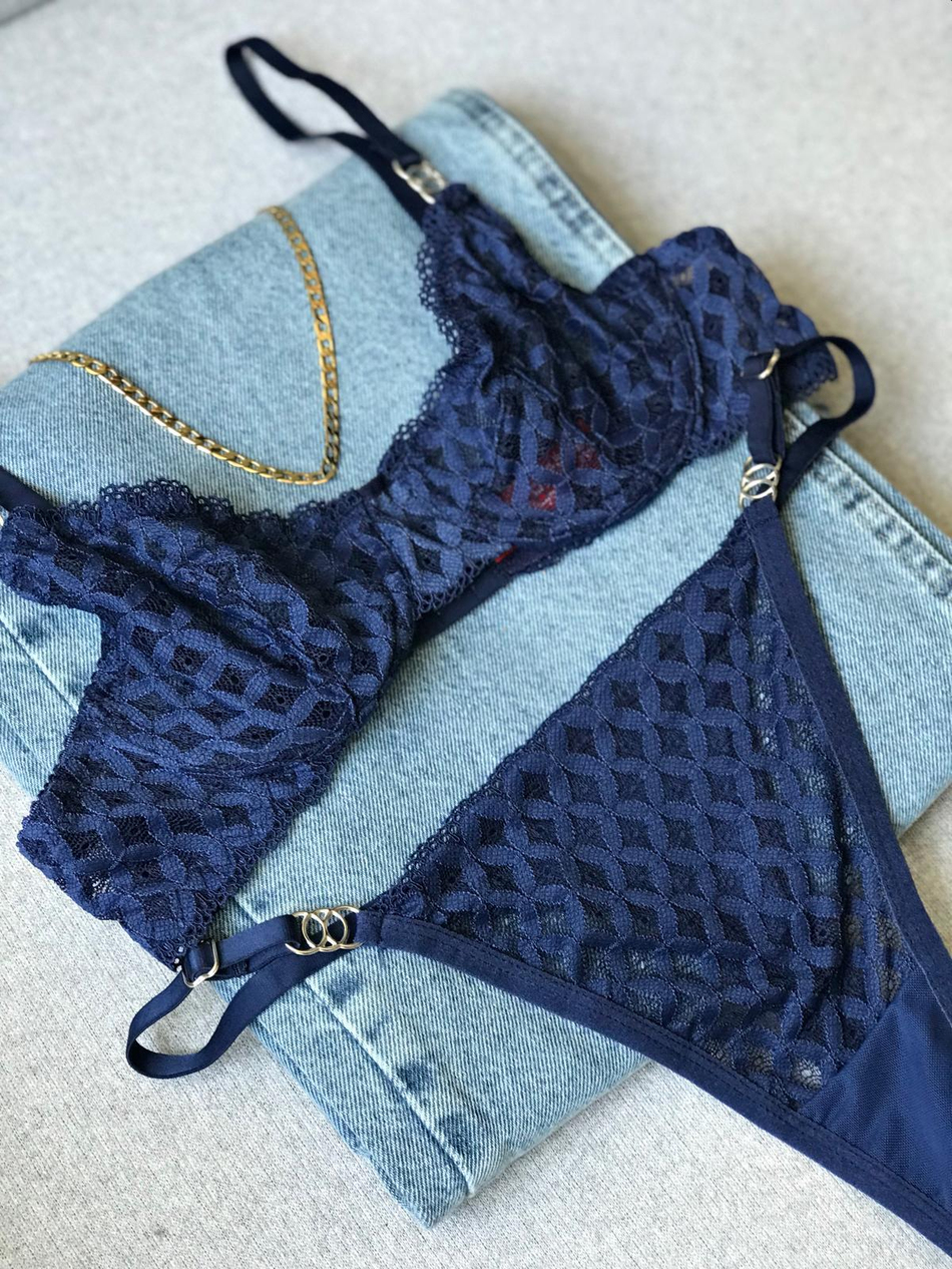 Dantel Dolunay Bralet Takımı