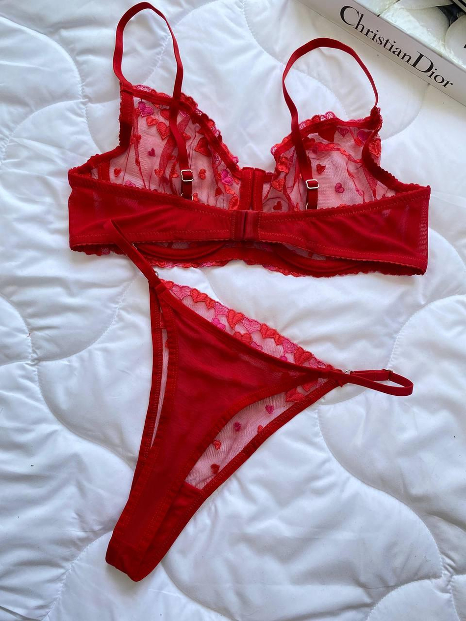 DANTEL Love C & D cup Büyük Beden Bralet Takım 