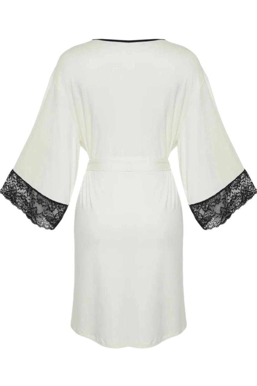 Dantel Vintage Angel Pamuklu Sabahlık