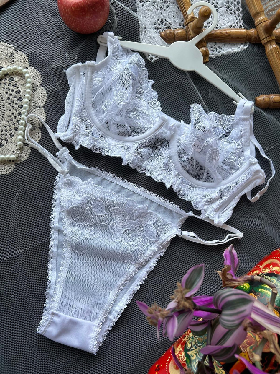 Dantel Vintage Birde Bralet Takımı