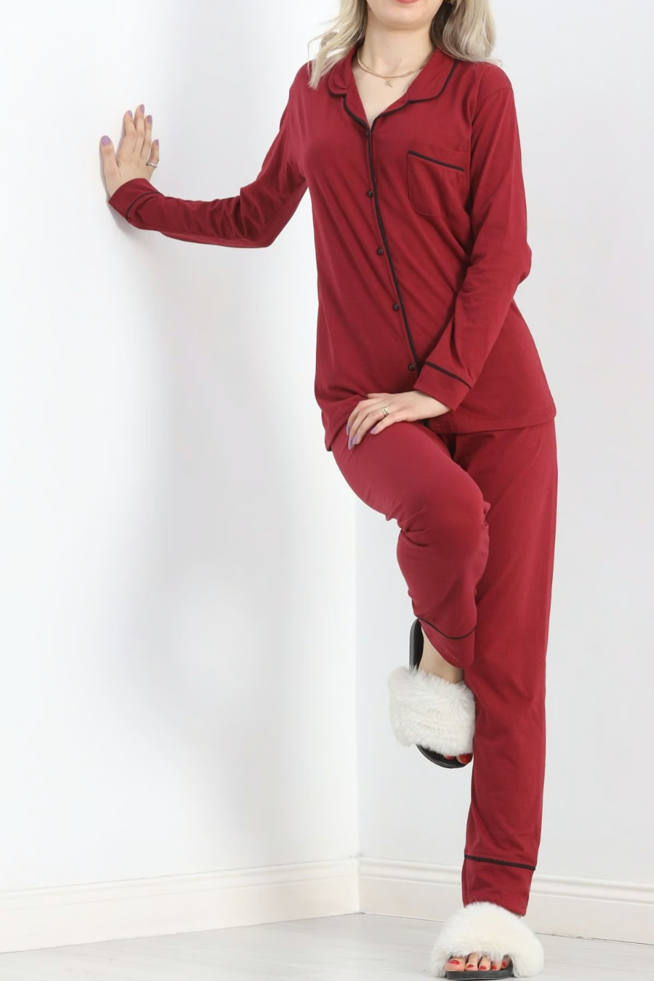 Pamuklu Pijama Takımı