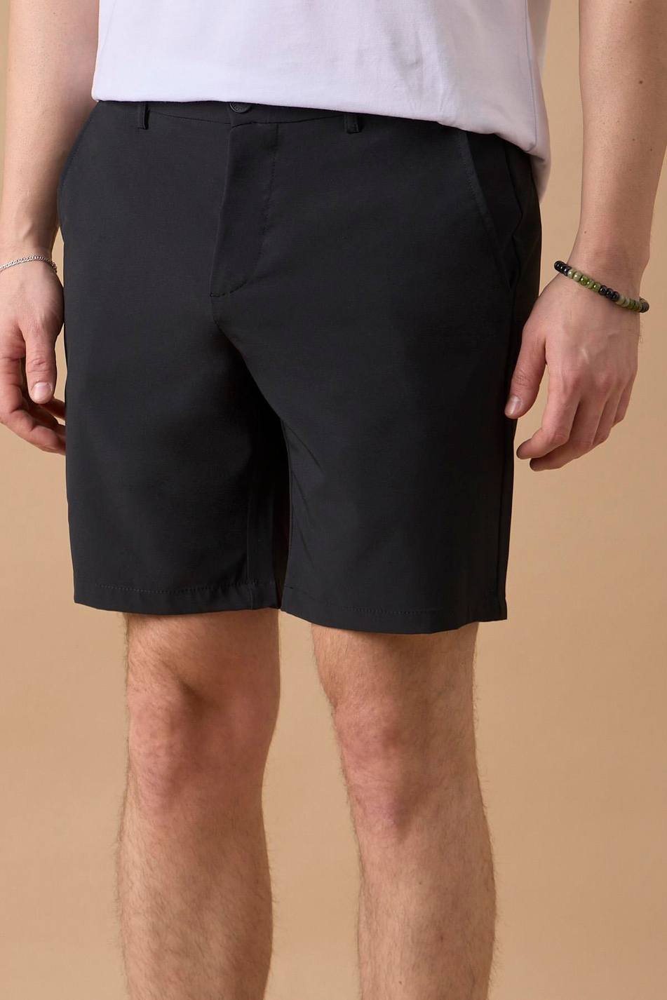 Erkek Siyah Jogger Fit Şort