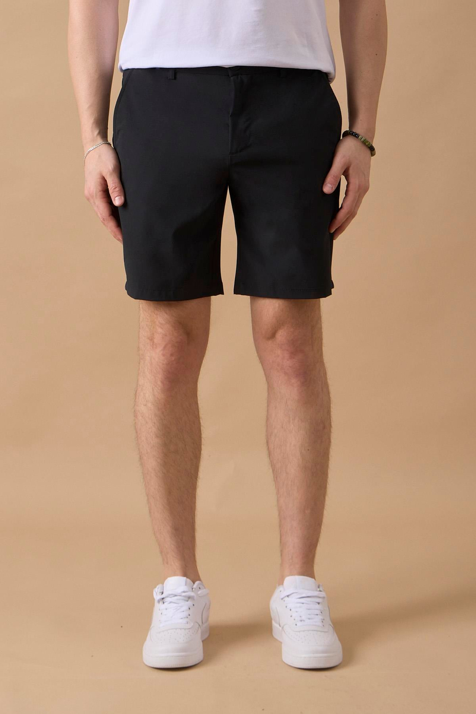 Erkek Siyah Jogger Fit Şort