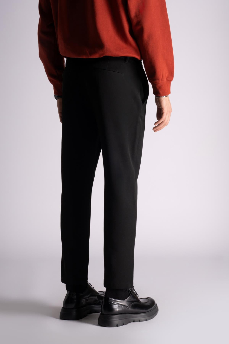 Beli Yarım Lastikli Chino Crop Pantalon