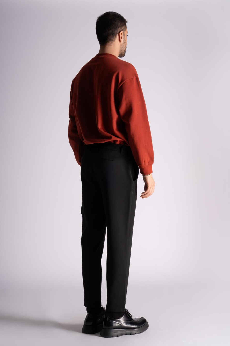 Beli Yarım Lastikli Chino Crop Pantalon