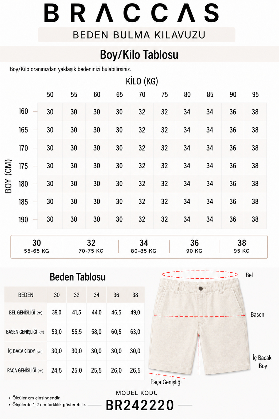 Erkek Beli Yarım Lastikli Keten Pamuk Karışımlı Slim Fit Şort Bej