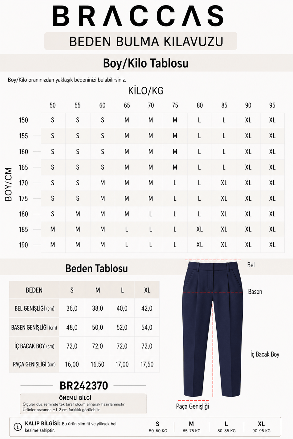 Kadın Siyah Yüksek Bel Yandan Cepli Pilili Slim Fit Pantolon