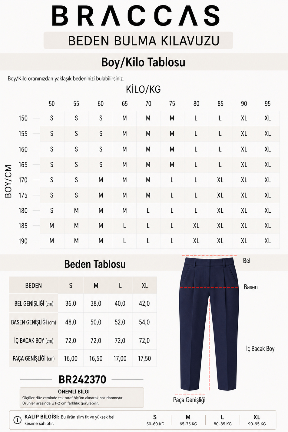 Kadın Taş Rengi Yüksek Bel Yandan Cepli Pilili Slim Fit Pantolon