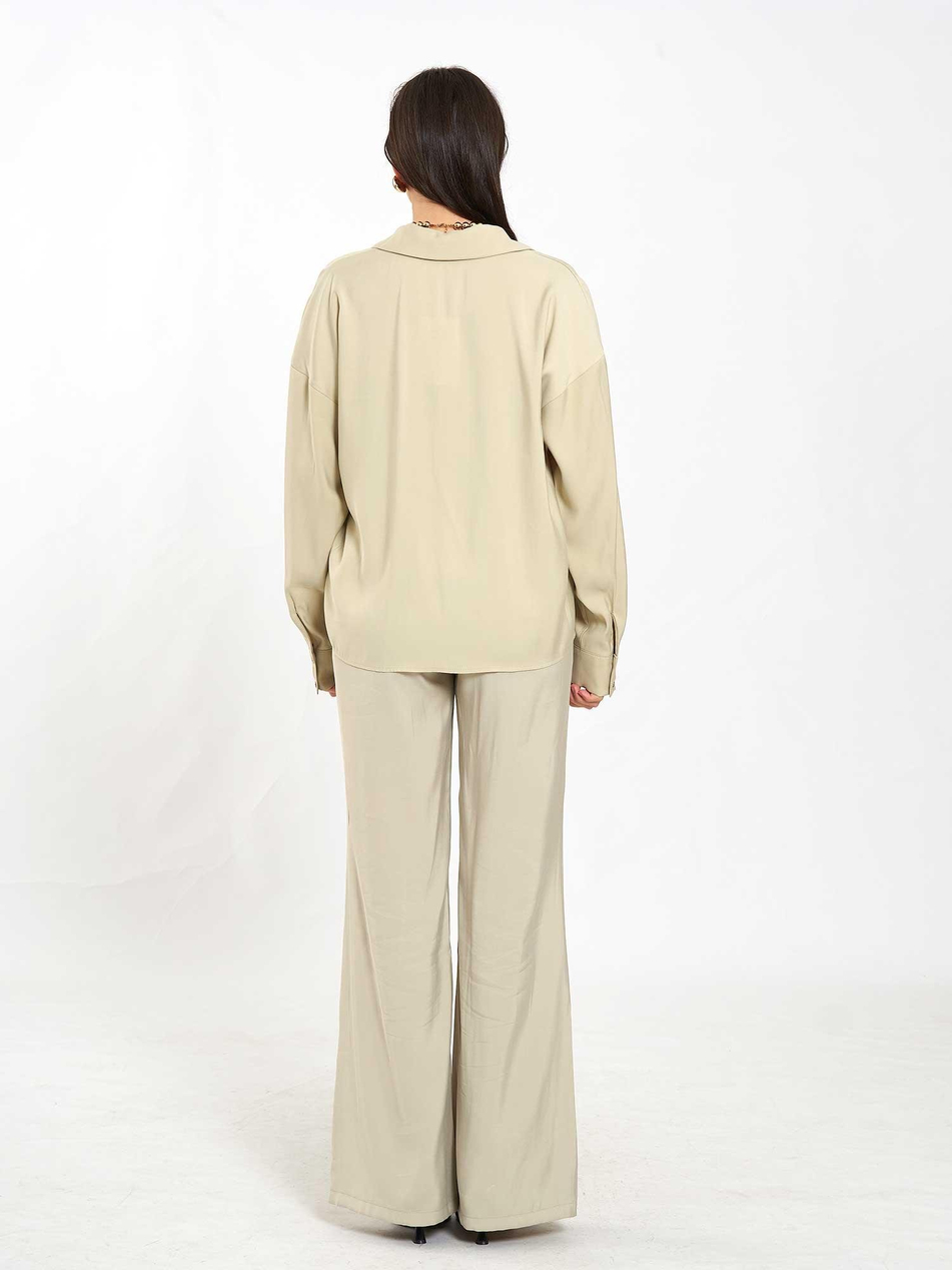 080798 Basic Gömlek Açık YeşilCoral