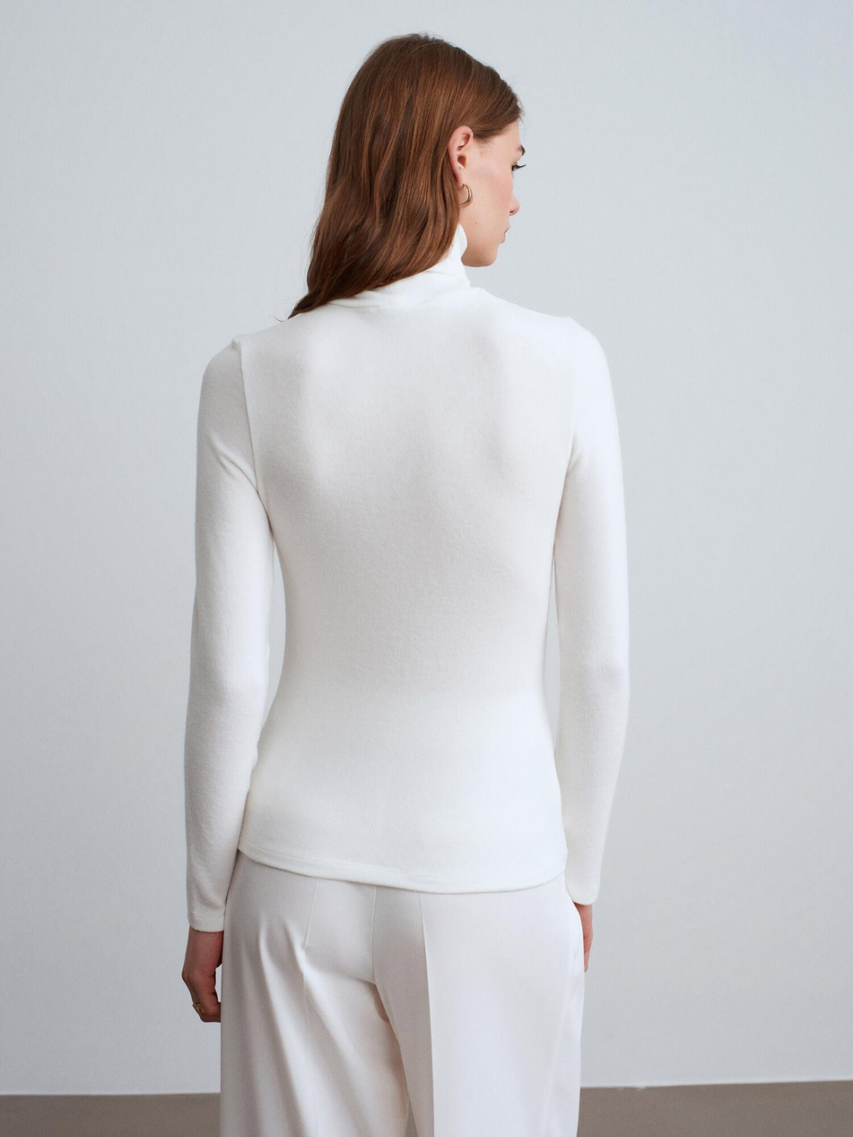 Aksesuar Detaylı Balıkçı Triko 32202 EkruCoral