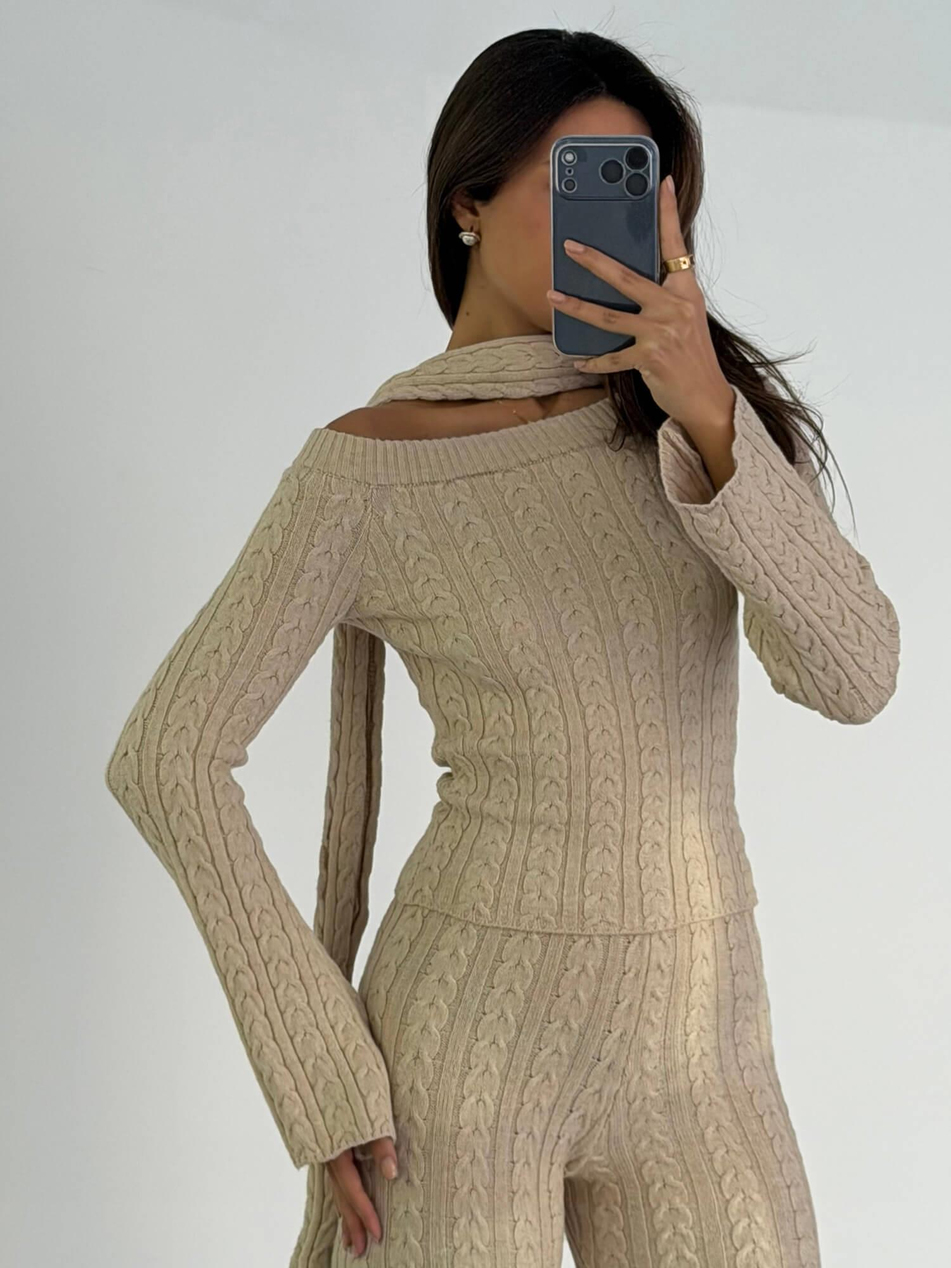 Atkılı Triko Takım 4670 TaşCoral