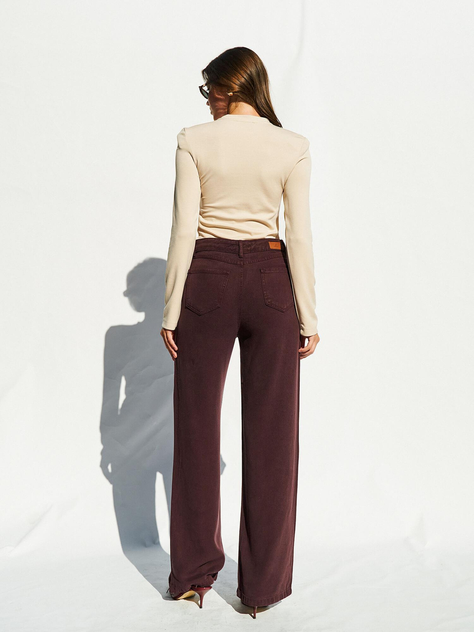 Bisiklet Yaka Vatkalı Bodysuit BejCoral