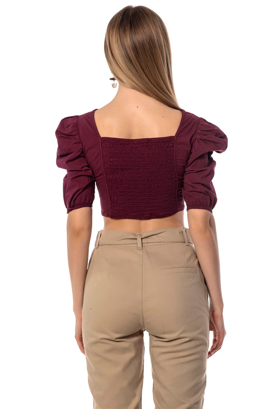 Coral 22358 Karpuz Kol Bluz Mürdüm-Coral