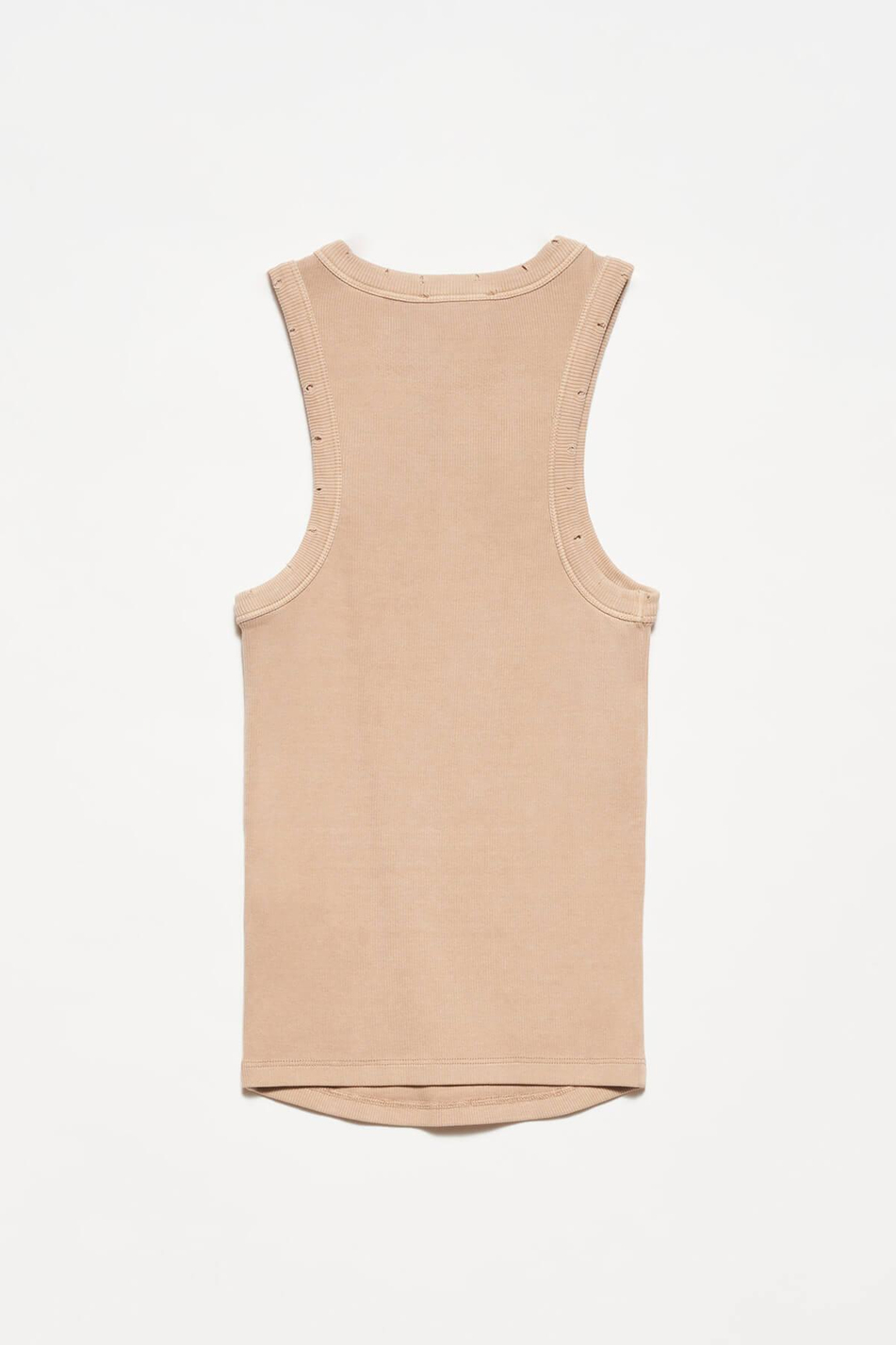 Fitilli Kolsuz Top Bej-Coral