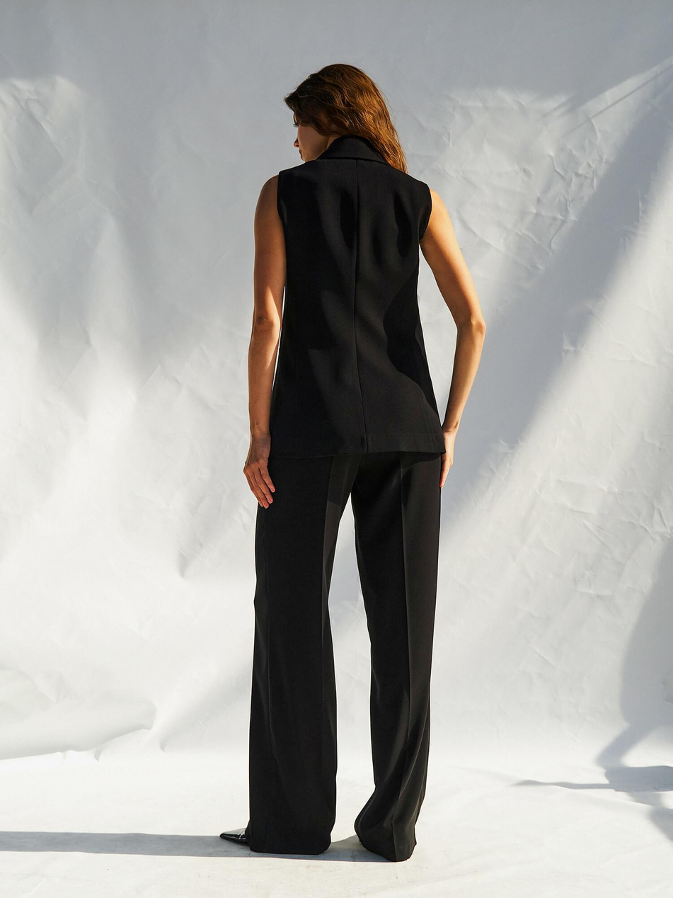 Fleto Cepli Yelek 120685 SiyahCoral