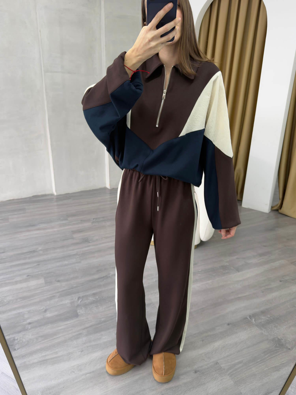 Garnili Takım 37024 KahveCoral