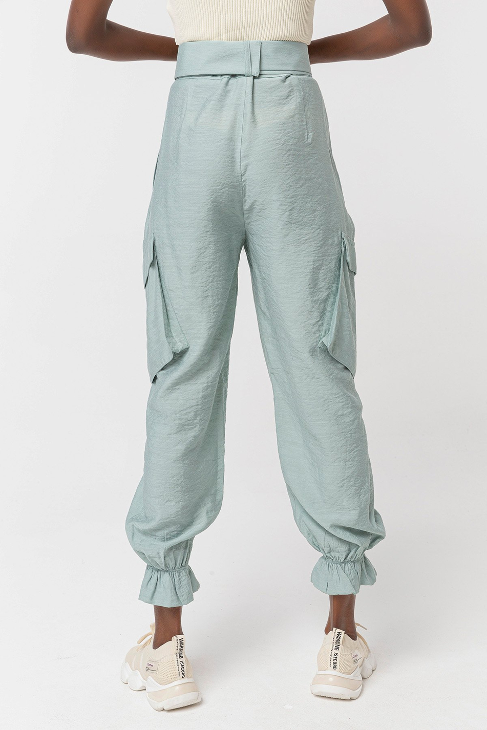 Kargo Pantolon Mavi-Coral