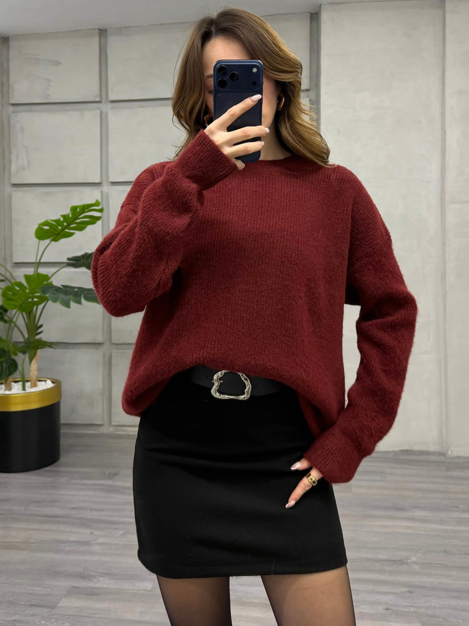 Oslo Yaka Kazak 7727 BordoCoral