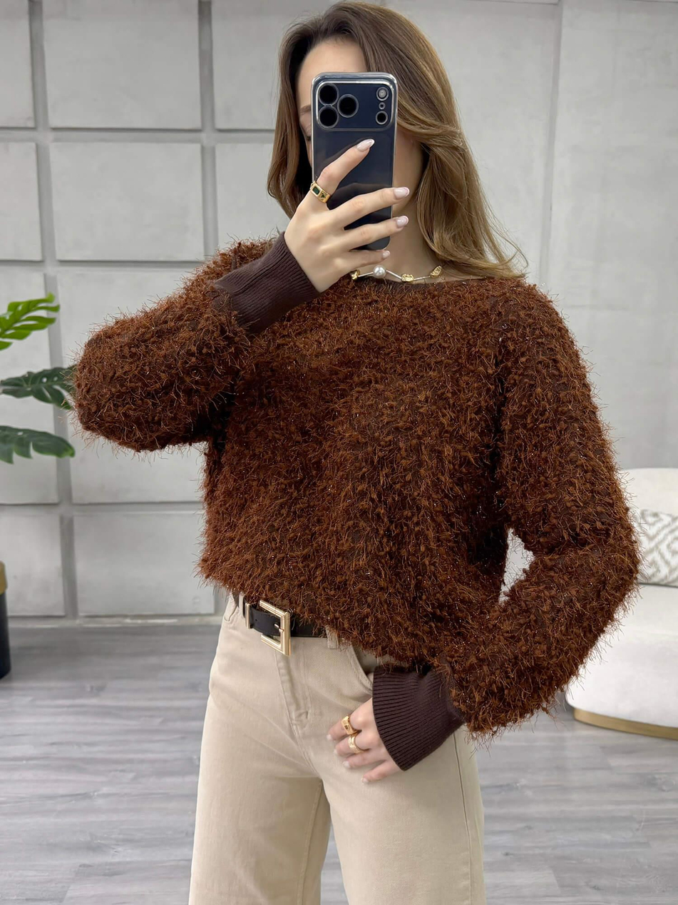 Sakallı Kazak 7681 KahveCoral