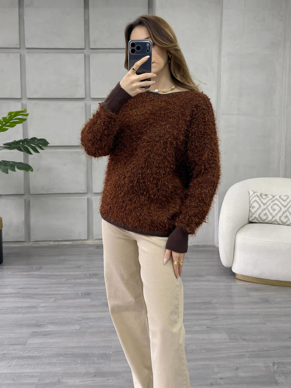 Sakallı Kazak 7681 KahveCoral