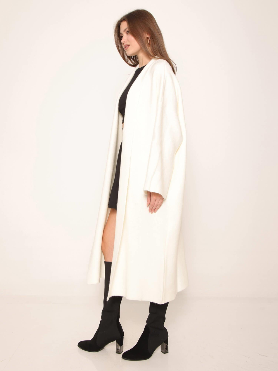 Salaş Triko Hırka 91828 EkruCoral