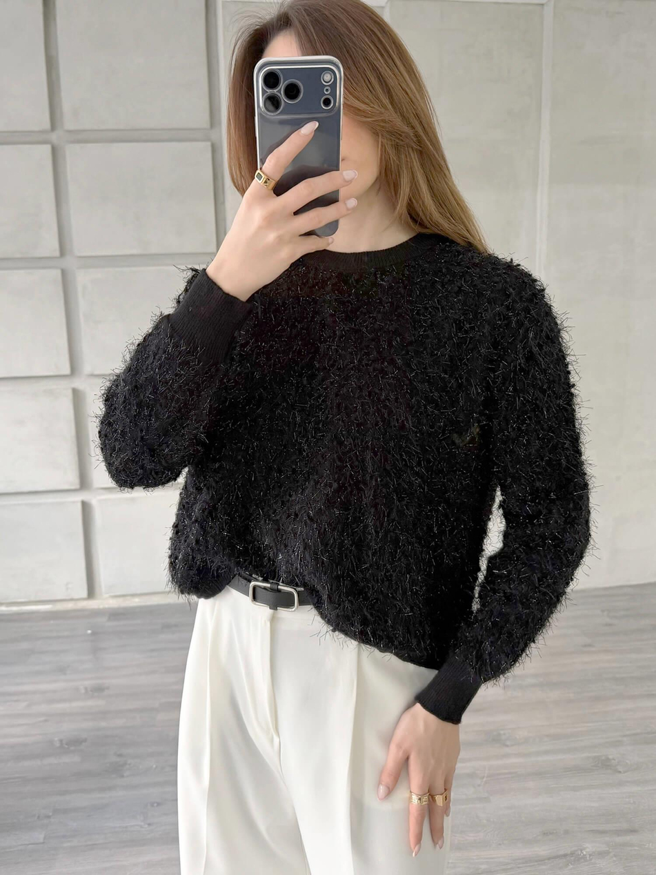 Simli Sakallı Kazak 7682 SiyahCoral