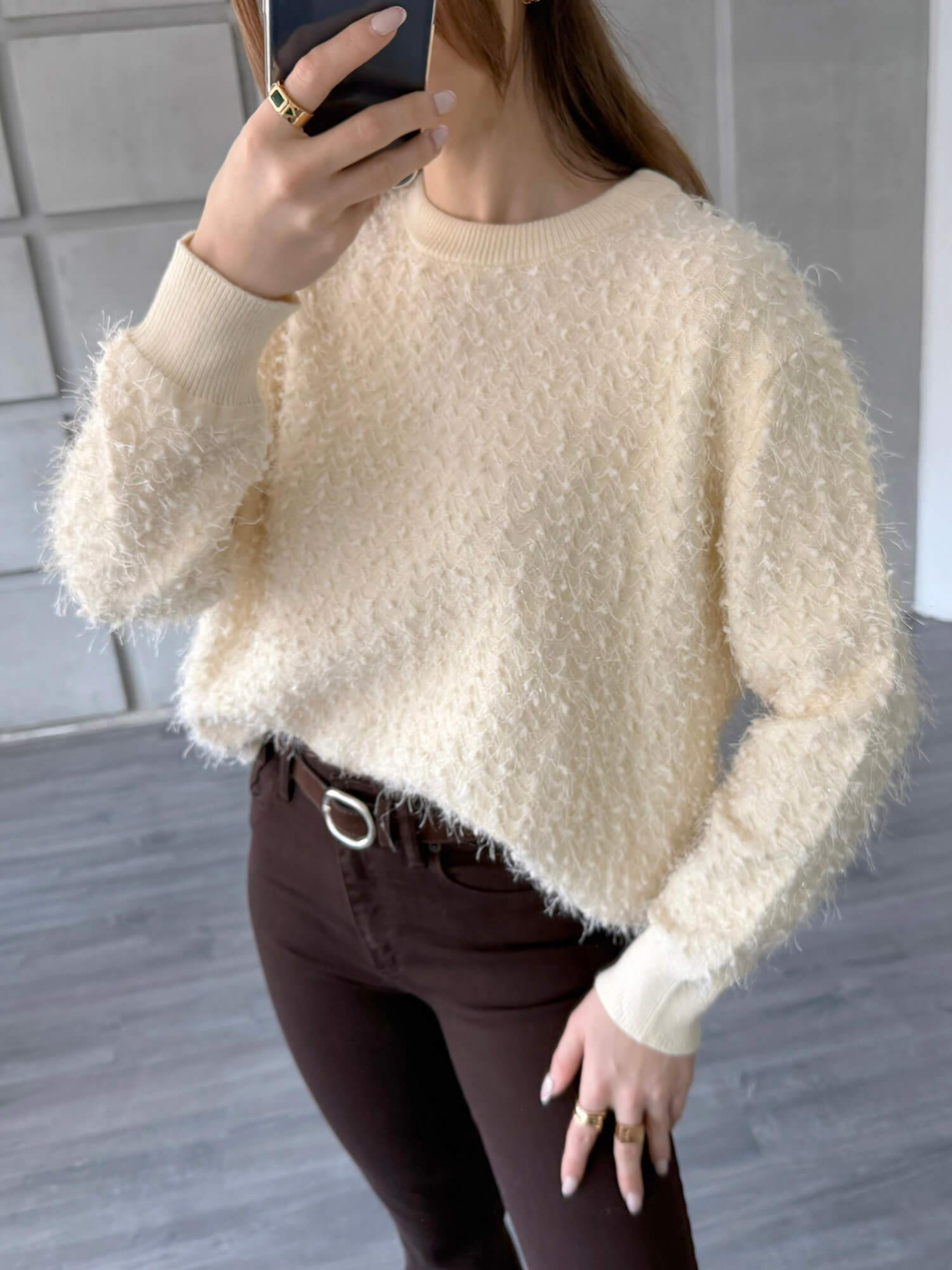 Simli Sakallı Kazak 7682 VanilyaCoral