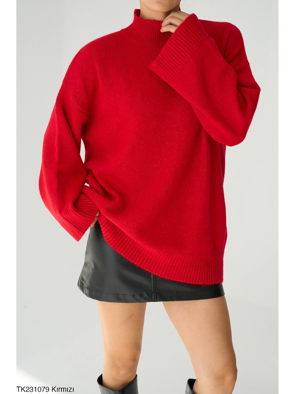 Yarım Balıkçı Uzun Kazak Tk231079 KırmızıCoral