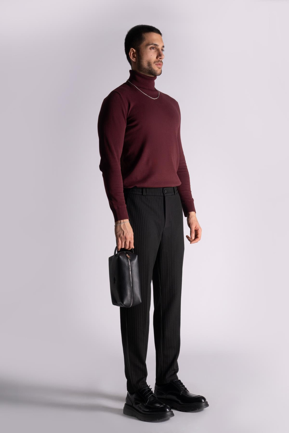 Beli Yarım Lastikli Chino Crop Pantalon