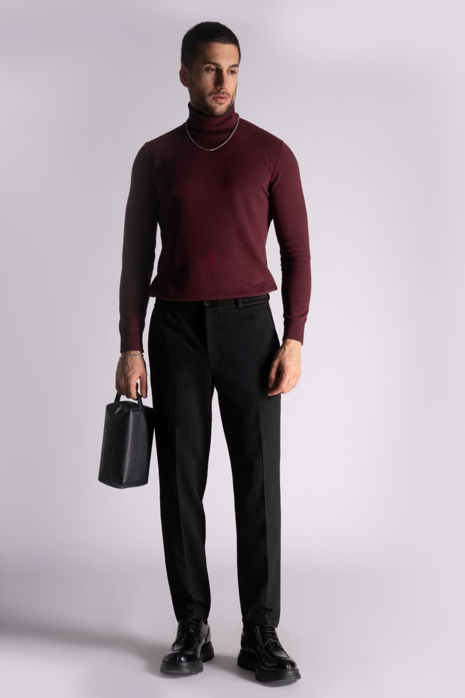 Beli Yarım Lastikli Chino Crop Pantalon