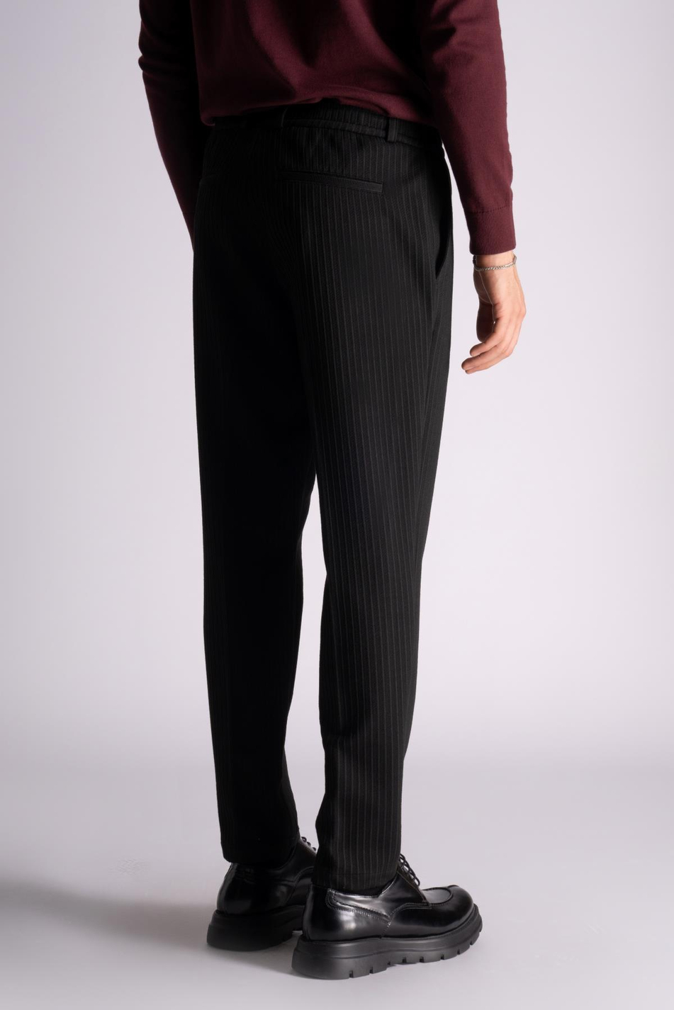 Beli Yarım Lastikli Chino Crop Pantalon