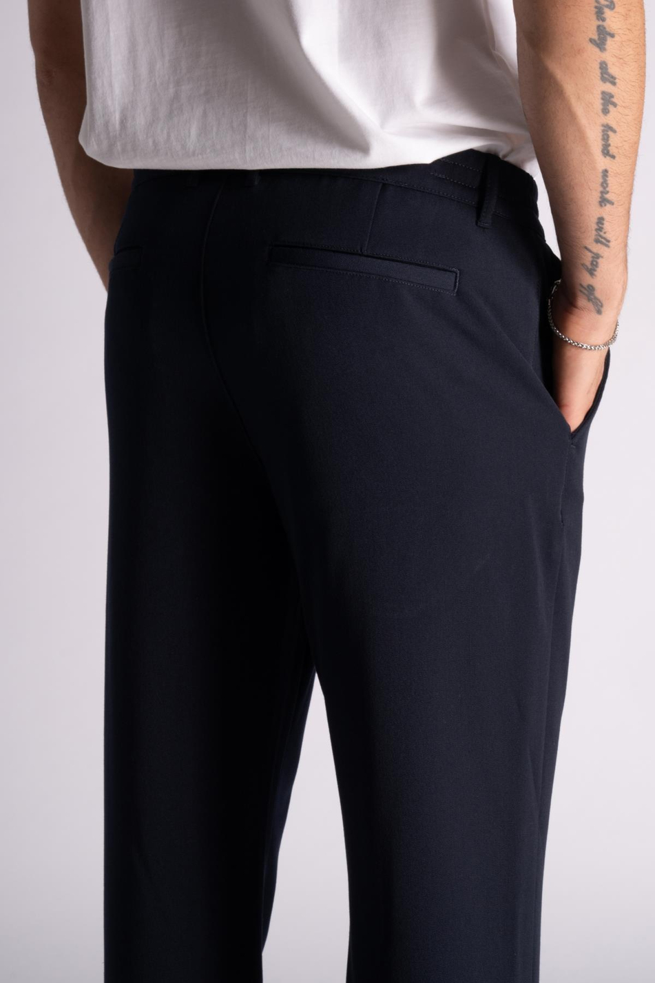 Beli Yarım Lastikli Chino Crop Pantalon