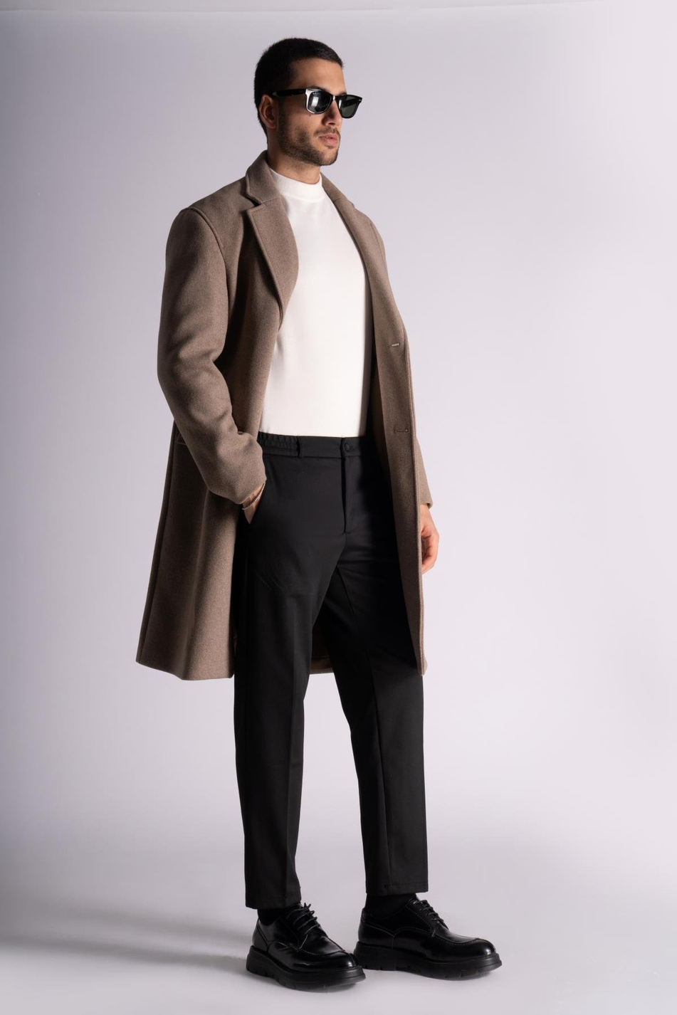 Beli Yarım Lastikli Chino Crop Pantolon