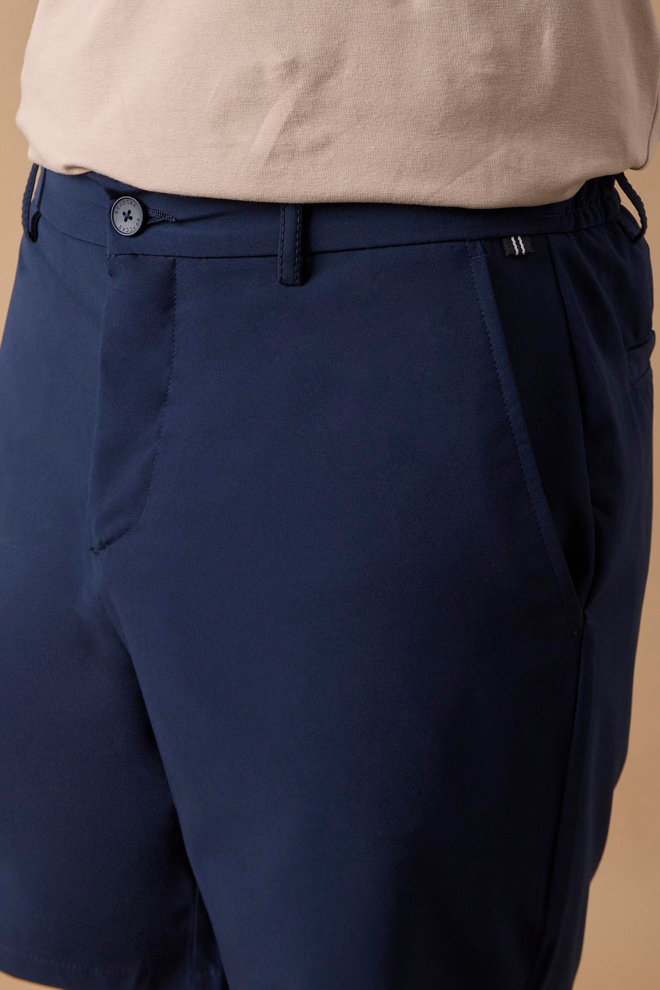 Erkek Lacivert Jogger Fit Şort