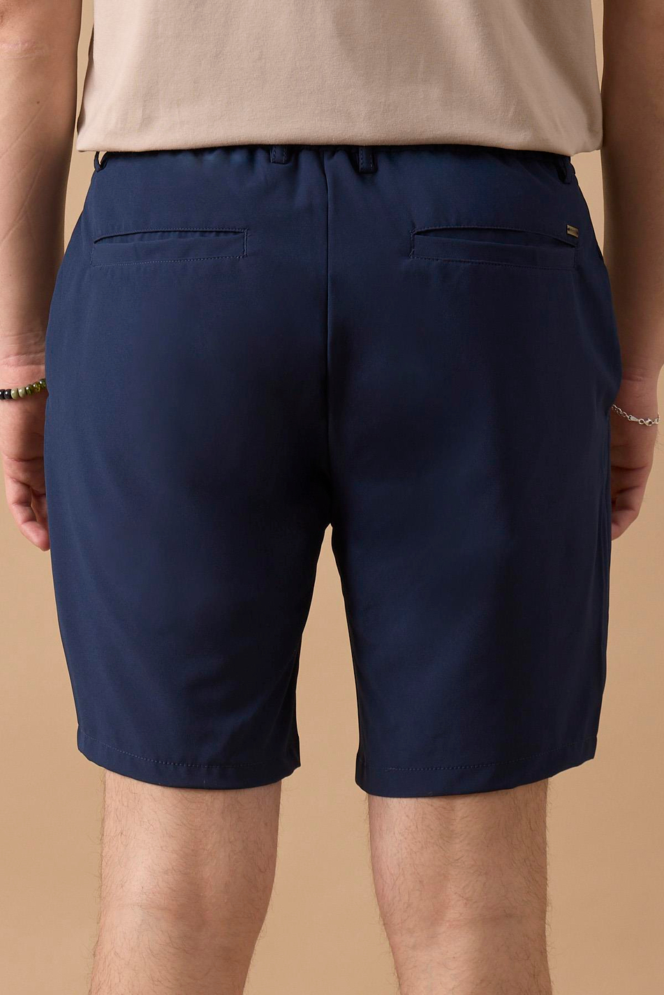 Erkek Lacivert Jogger Fit Şort