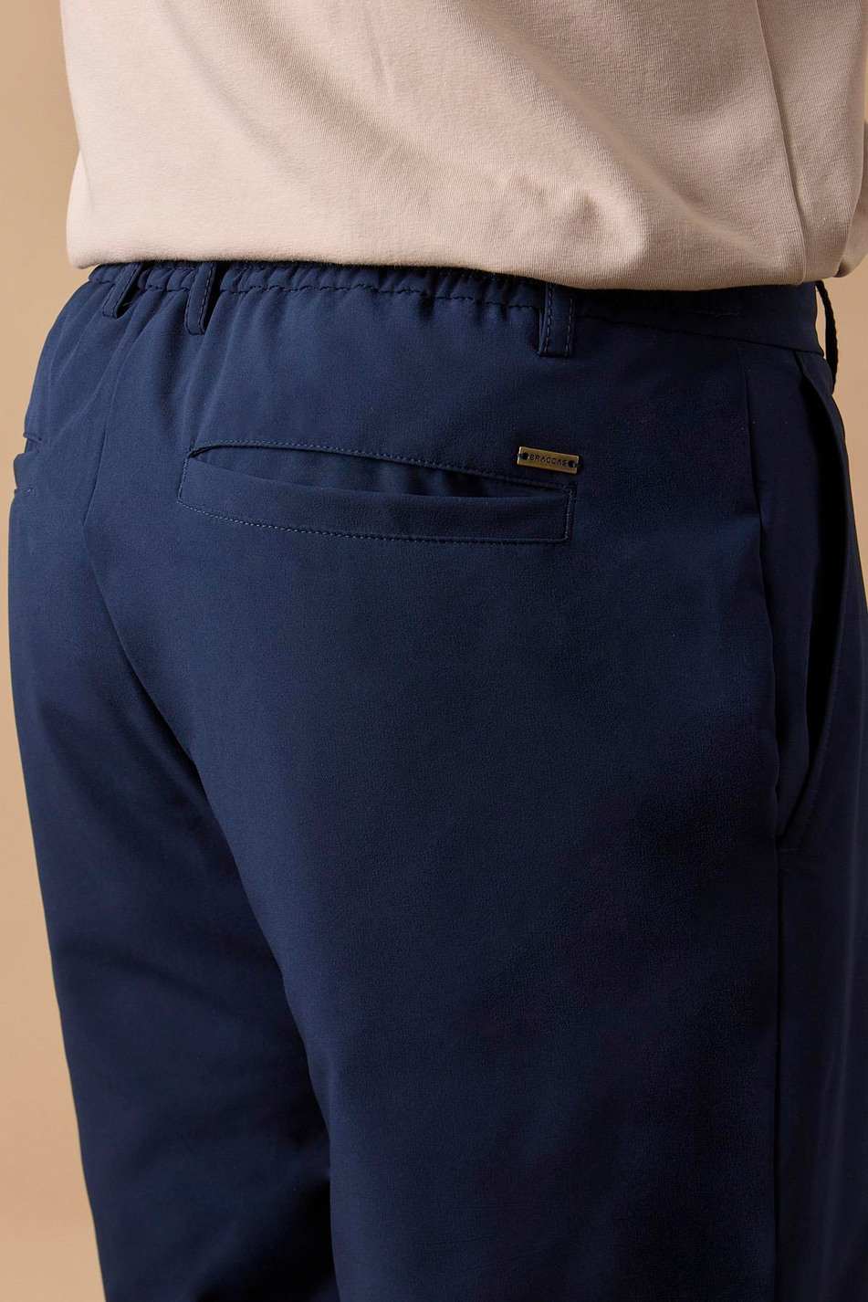 Erkek Lacivert Jogger Fit Şort