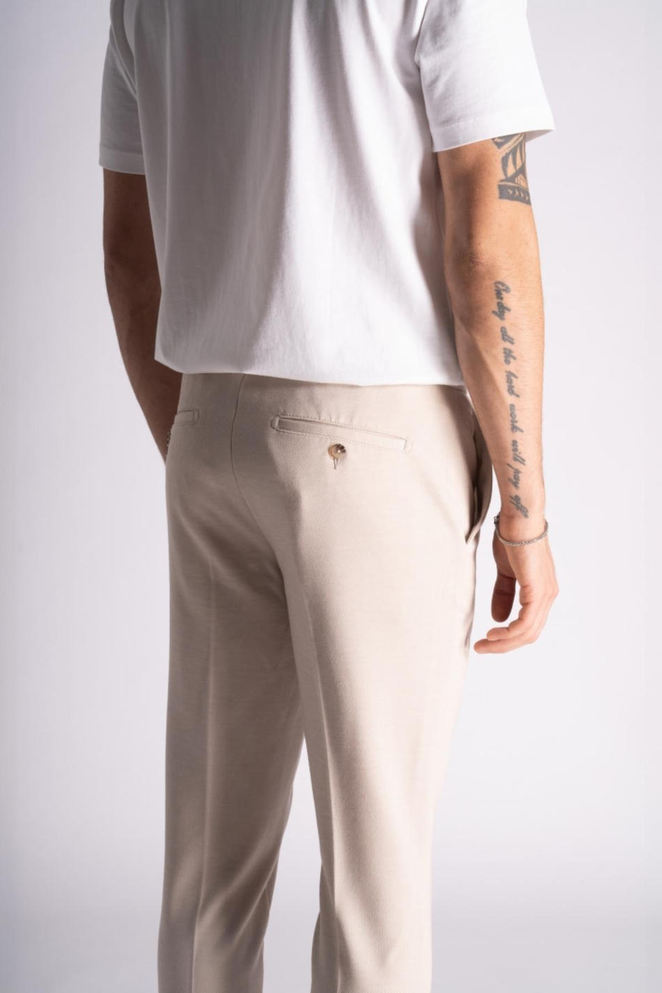 Yan Lastikli Rahat Chino Pantalon