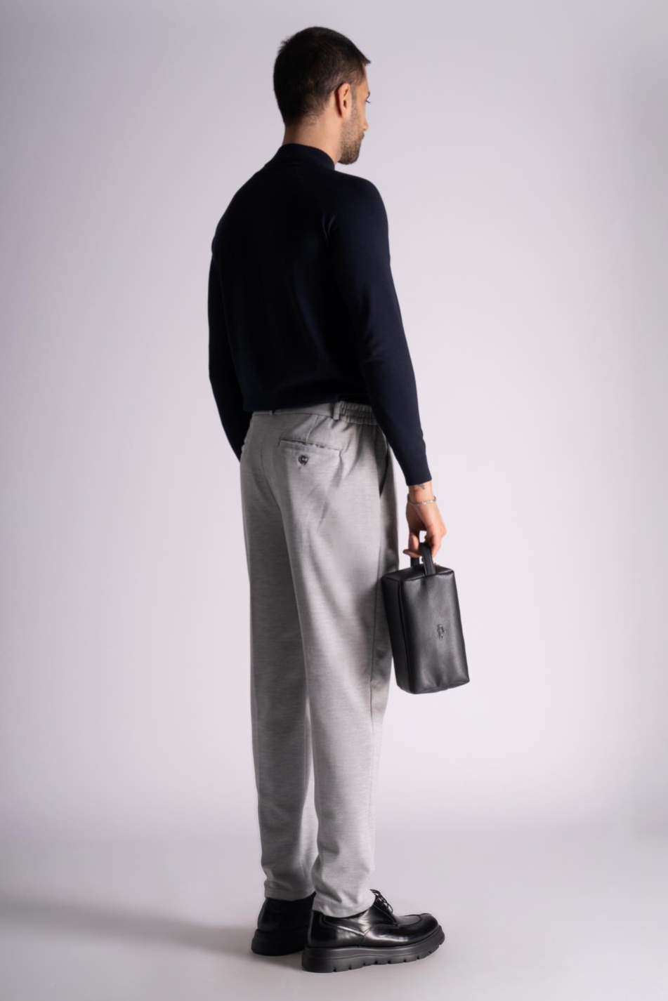 Yan Lastikli Rahat Chino Pantalon