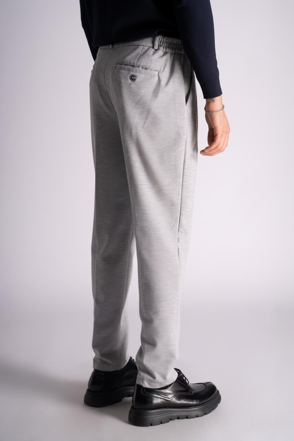 Yan Lastikli Rahat Chino Pantalon