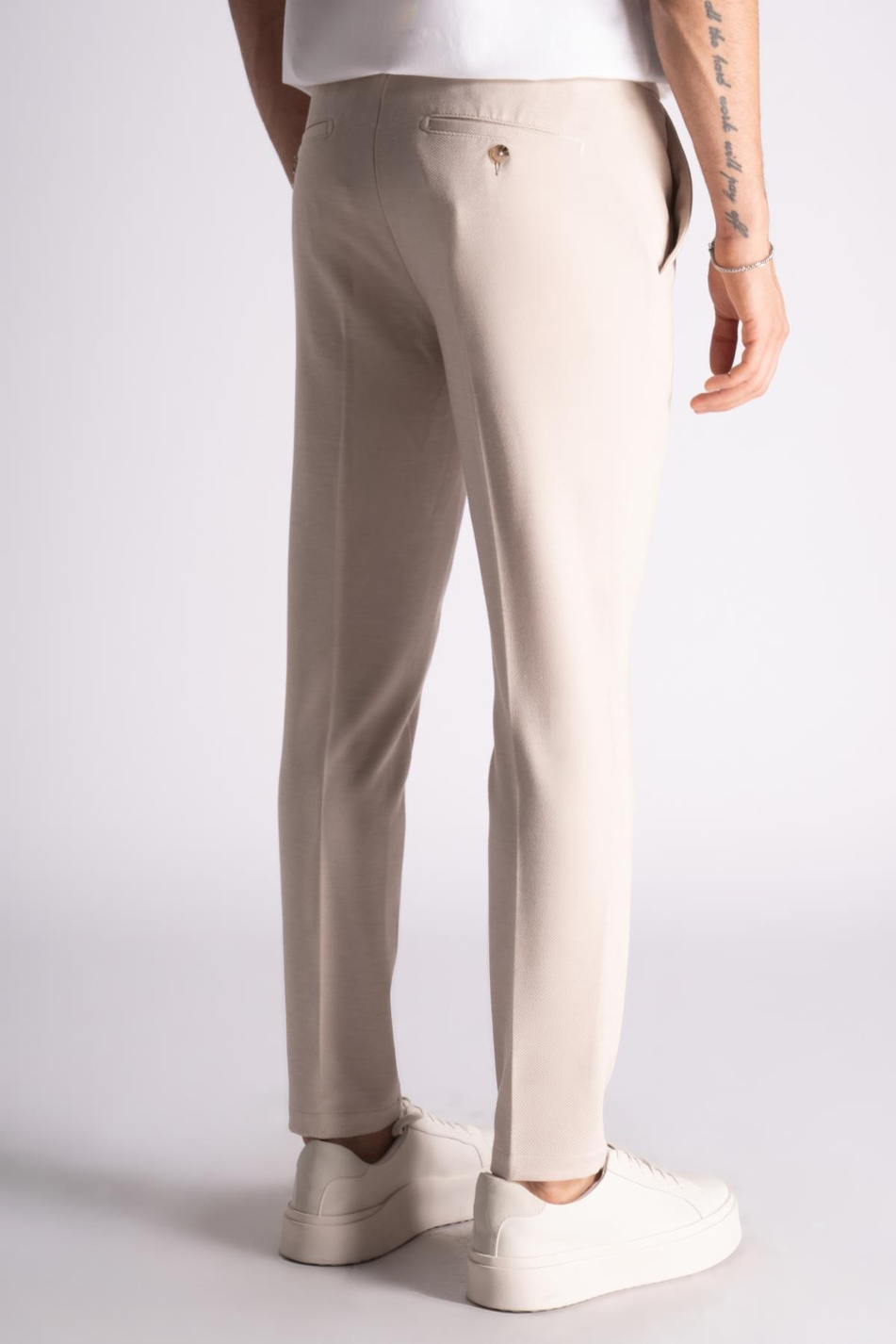 Yan Lastikli Rahat Chino Pantalon