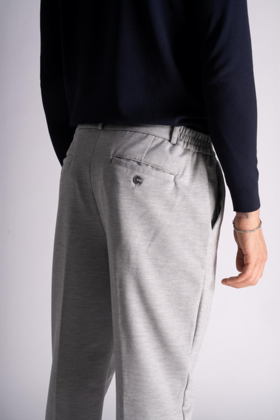 Yan Lastikli Rahat Chino Pantalon