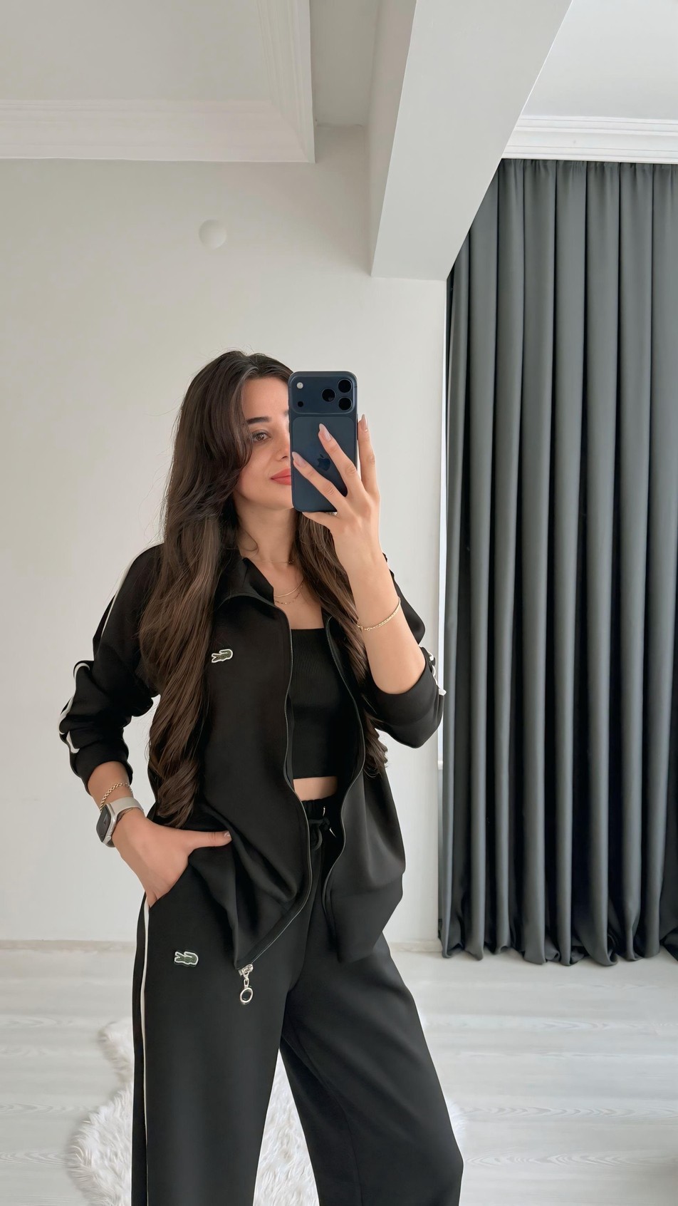 Amara Modal Kumaş Premium Seri Eşofman Takımı Siyah