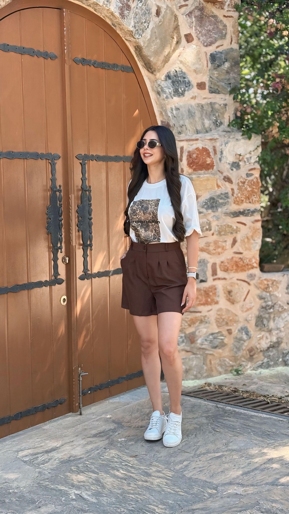 Bohre Mini Kahve Şort