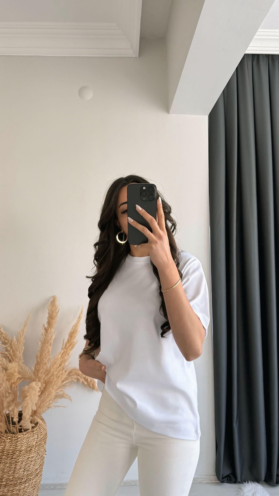 Cosi Pamuklu  Basic Tshirt Beyaz