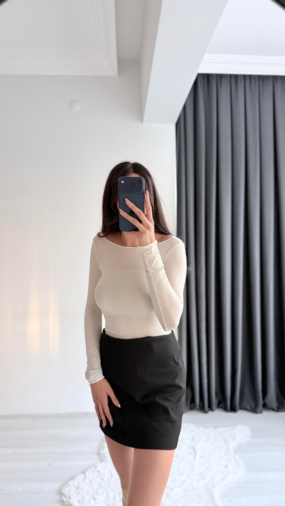 Faylin Beyaz Transparan Body