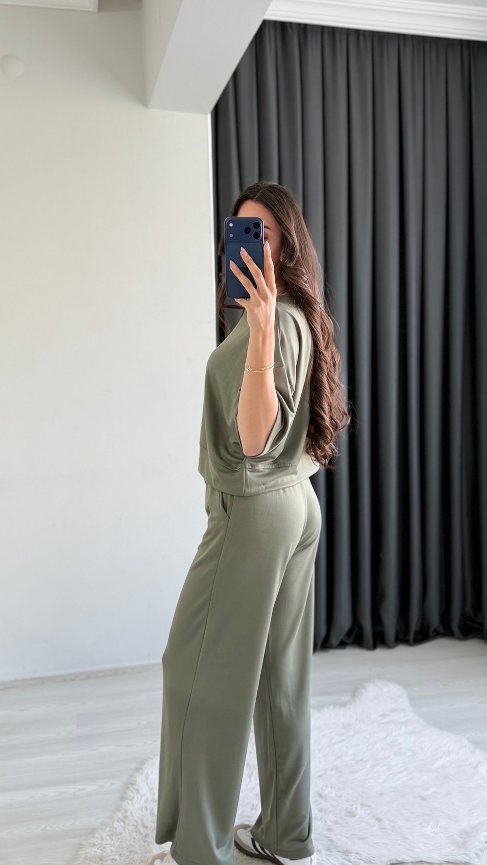 Lacostev Modal Kumaş Premium Seri Eşofman Takımı Yeşil