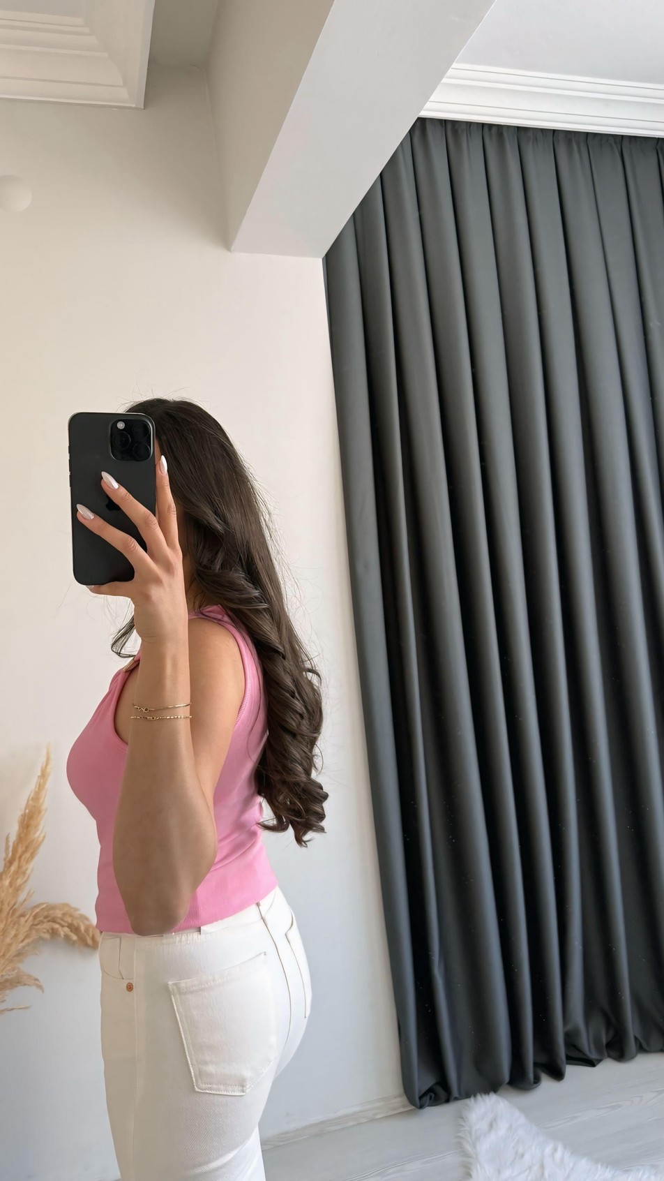 Pint Omuz Tokalı Crop Bluz Pembe