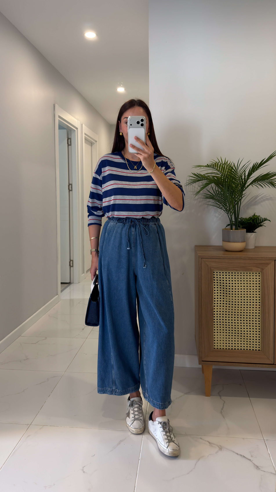 CS Sedra Mavi Barrel Kesim Denim Pantolon