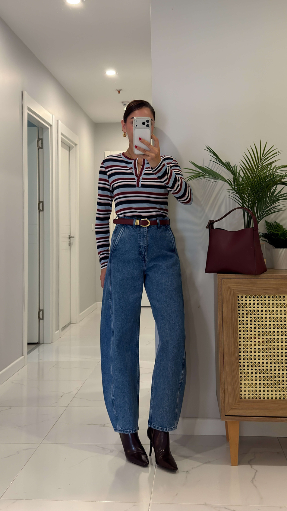 Dietra Mavi Barrel Jean
