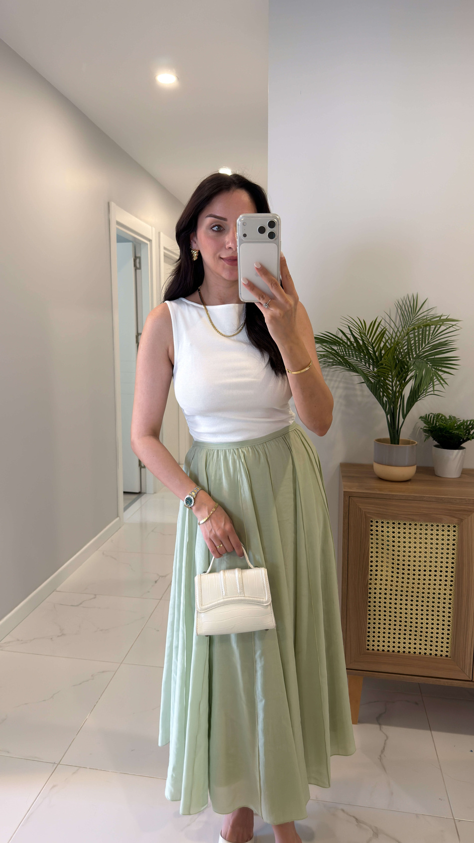 Dlvin Rinla Ekru Büzgülü Kayık Yaka Bluz